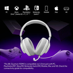 JBL Quantum 100M2 detalle del driver 40mm para audio preciso