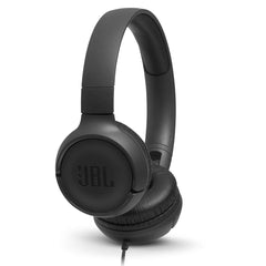 JBL Tune 500 vista frontal mostrando diseño elegante y confort