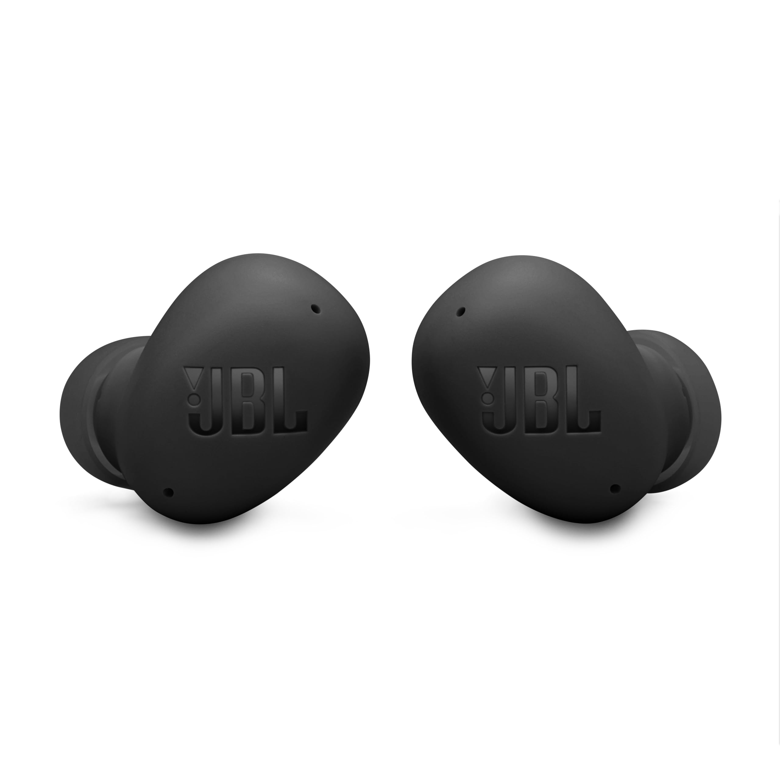 JBL Vibe Buds 2 cable USB-C conectado demostrando carga rápida