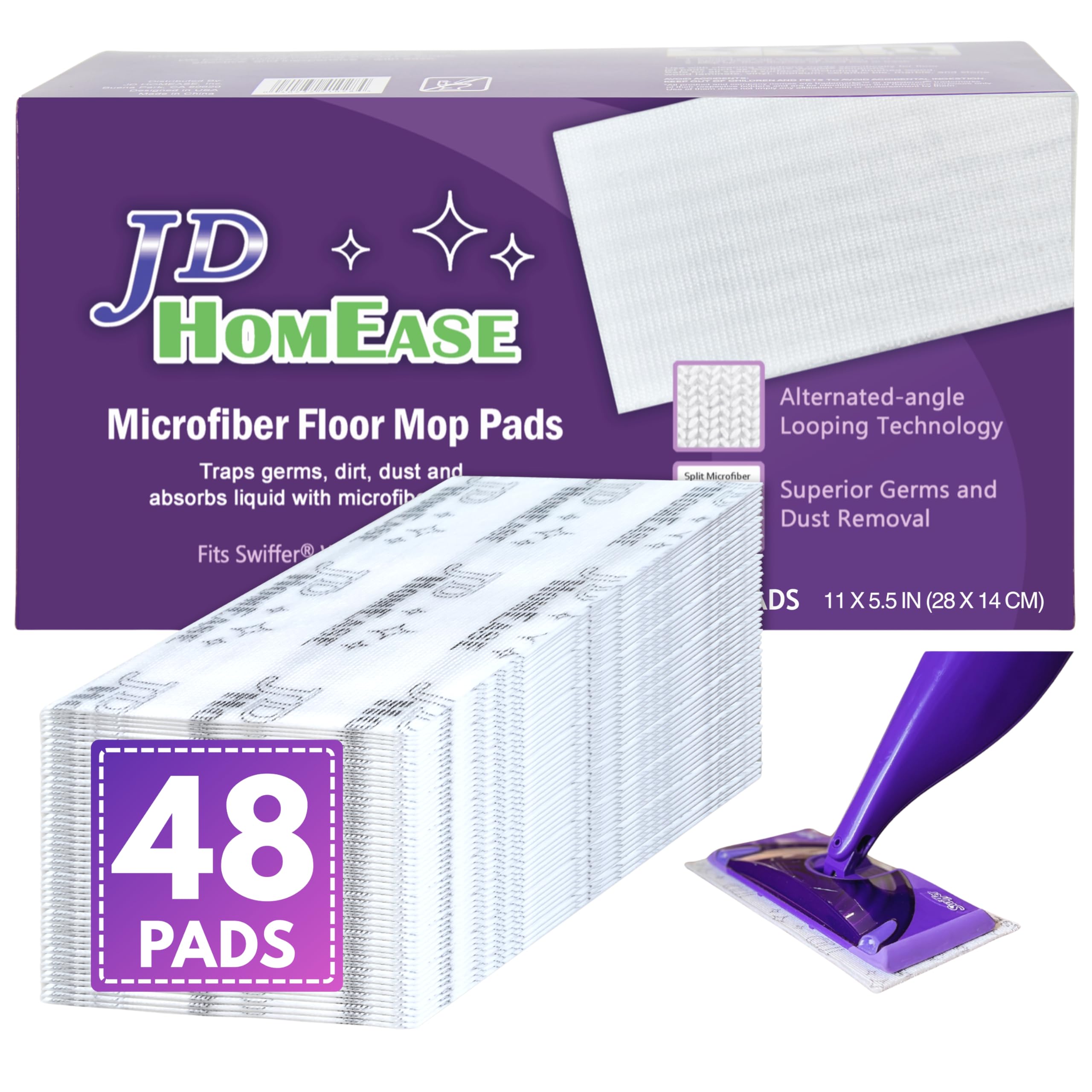 JD HOMEASE empaque frontal con 48 almohadillas, ahorro y reserva
