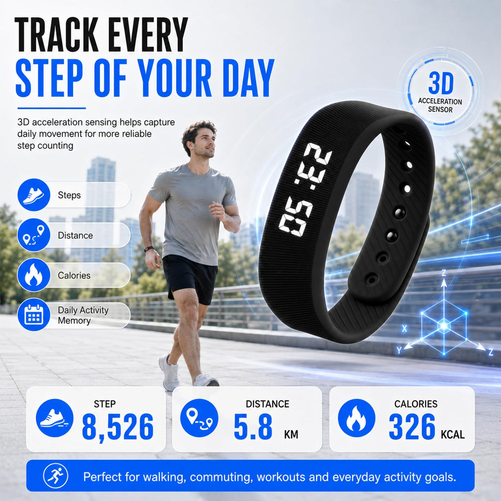JEKIUDK pulsera en muñeca simulando despertar sin ruido