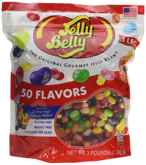 Jelly Belly bolsa frontal mostrando colores variados y fácil servicio