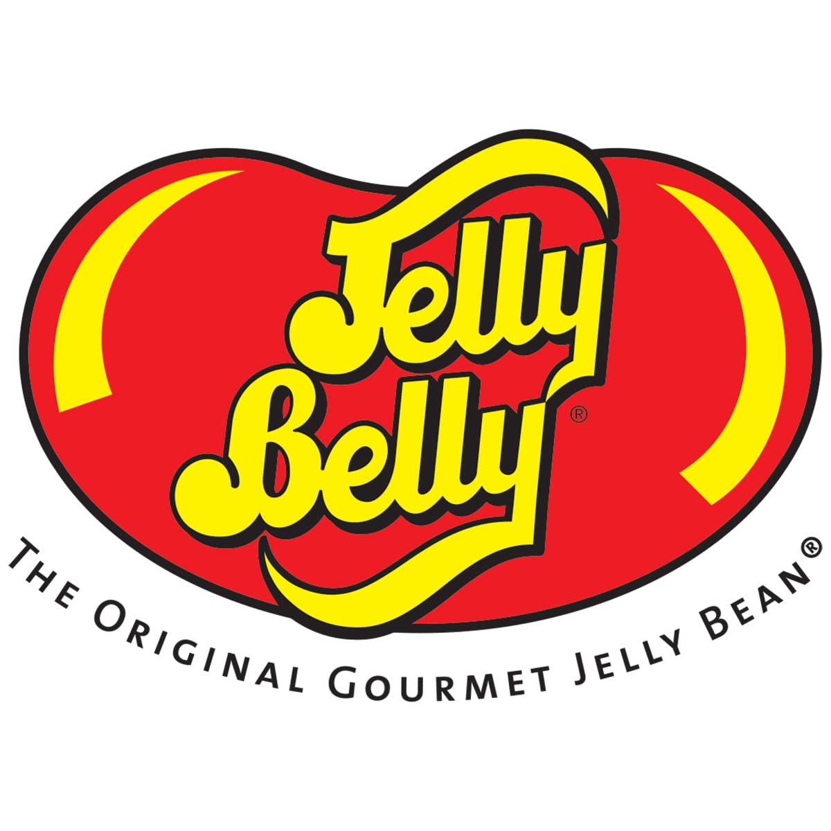 Jelly Belly etiqueta con ingredientes y certificación OU Kosher visible