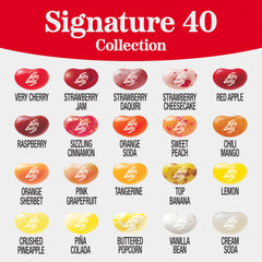 Jelly Belly textura cercana de frijolitos, revela brillo y consistencia masticable