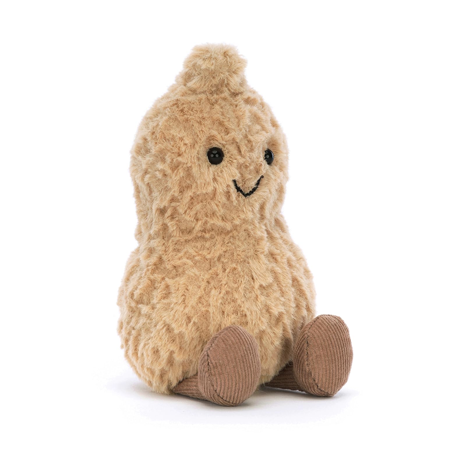 Jellycat Amuseables Peanut frontal mostrando su expresión y forma amigable