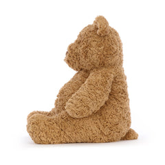 Jellycat Bartholomew en uso siendo abrazado por un niño, consuelo inmediato