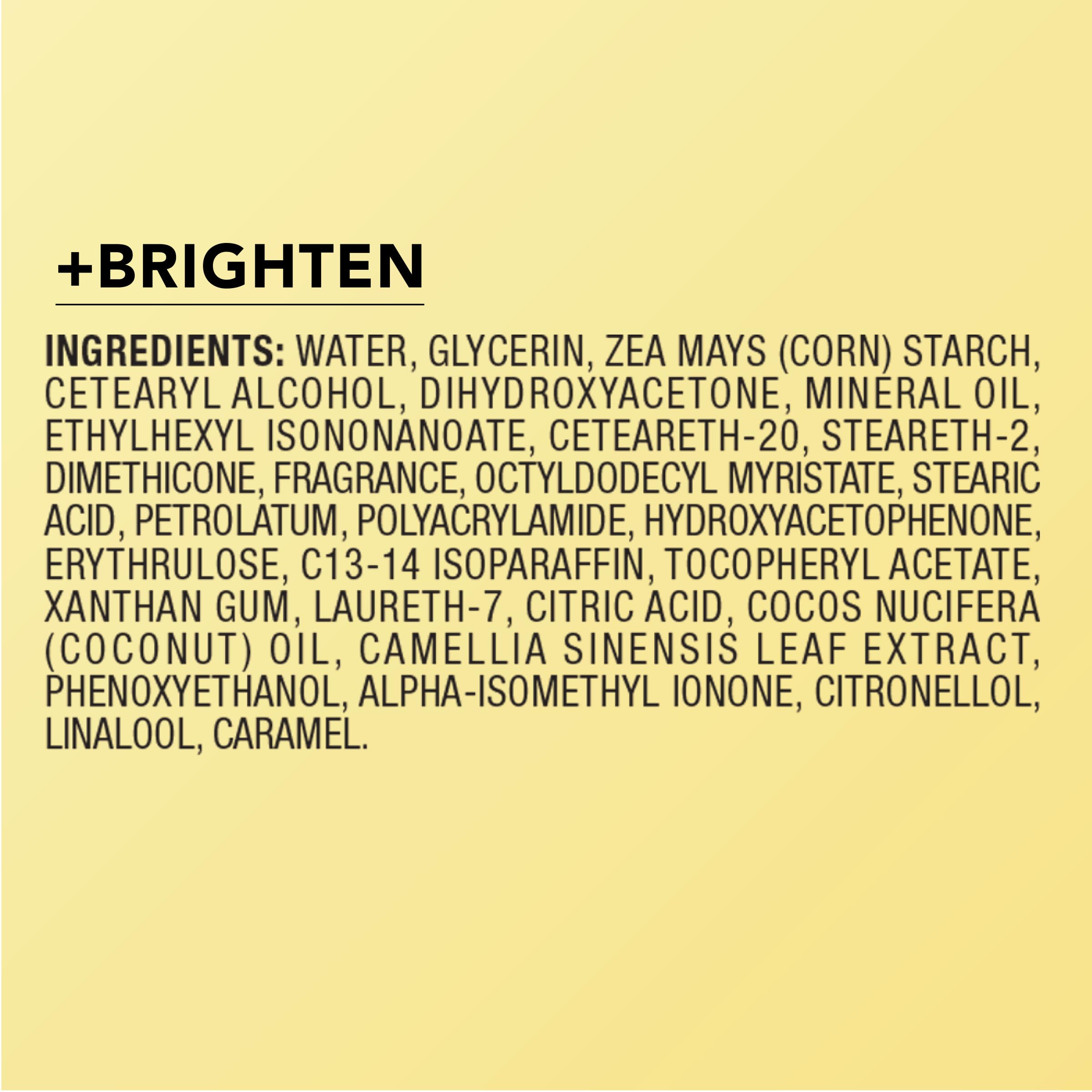 Jergens ingredientes naturales como aceite de coco destacando nutricin
