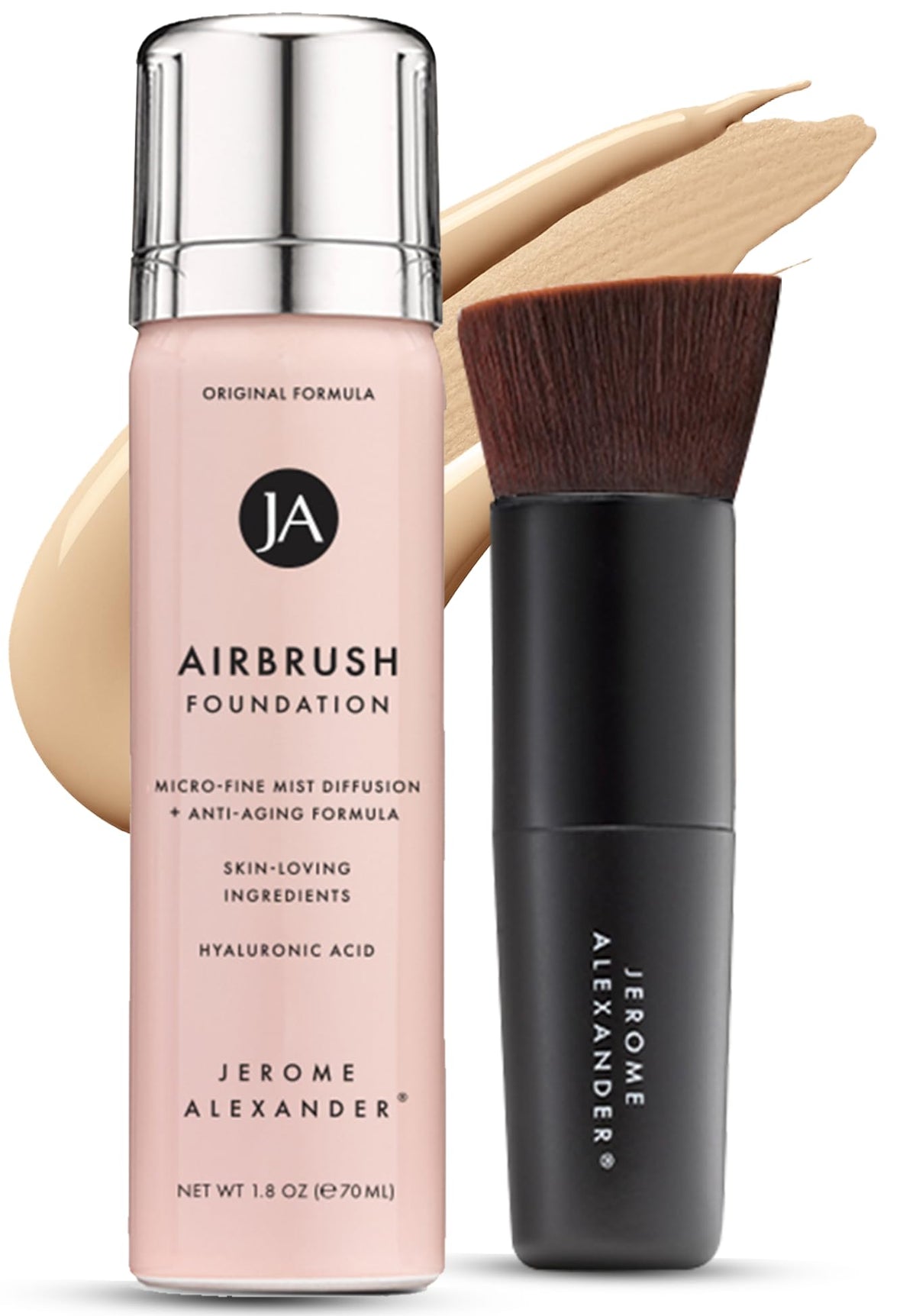 Jerome Alexander front packaging showing product and set benefits