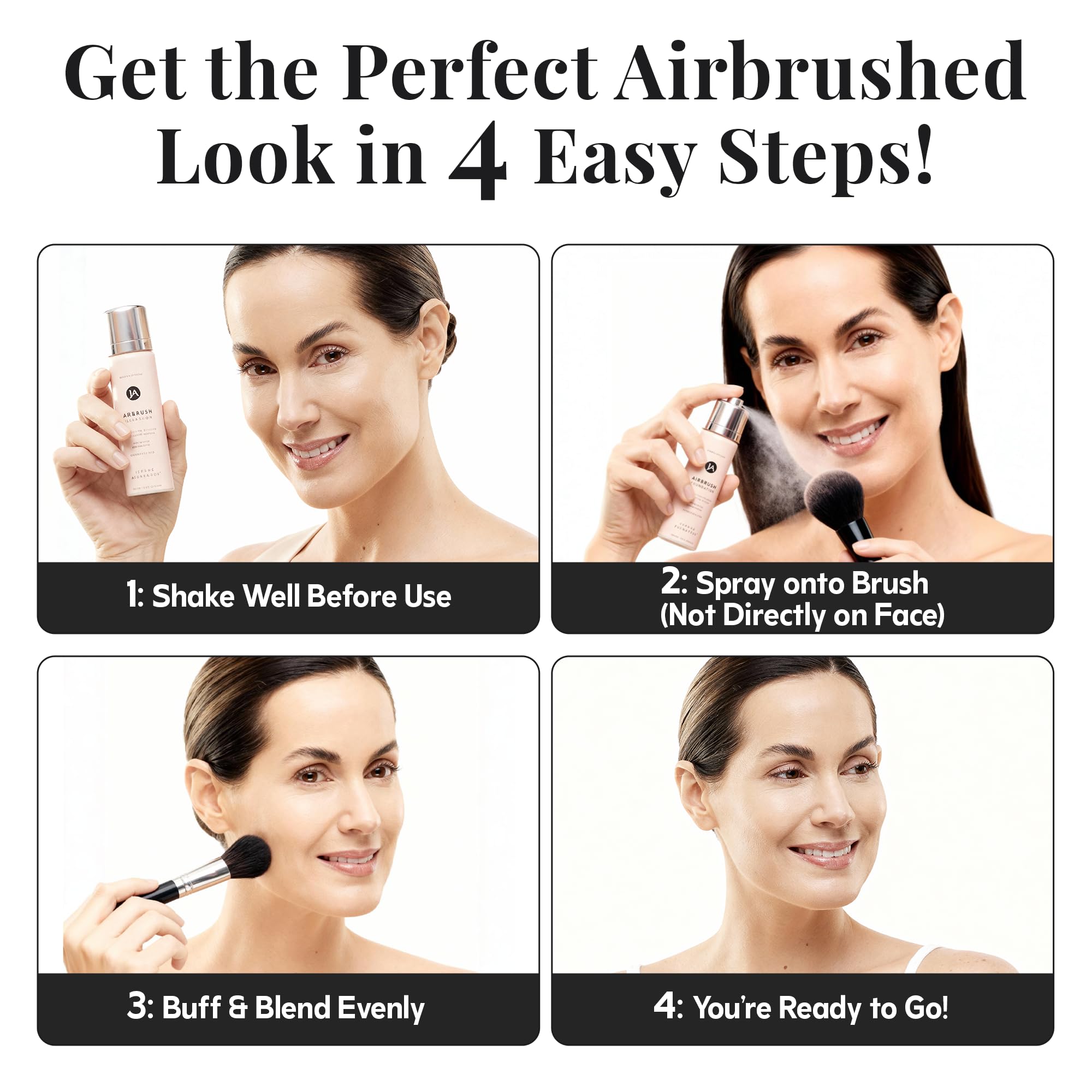 Jerome Alexander spray action demonstrating microfine mist for even coverage