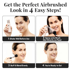 Jerome Alexander spray action demonstrating microfine mist for even coverage