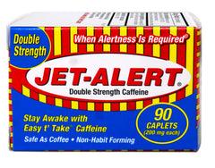 Jet-Alert caplet en plano cercano destacando la forma y beneficio portable