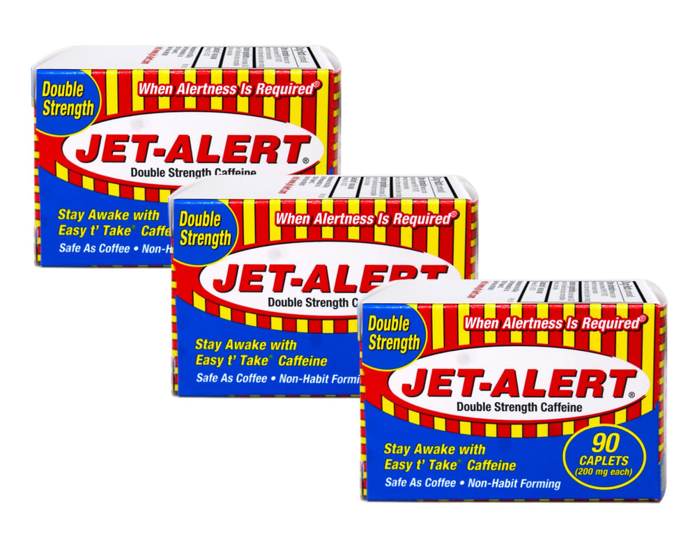 Jet-Alert frasco frontal mostrando el envase y comodidad de transporte