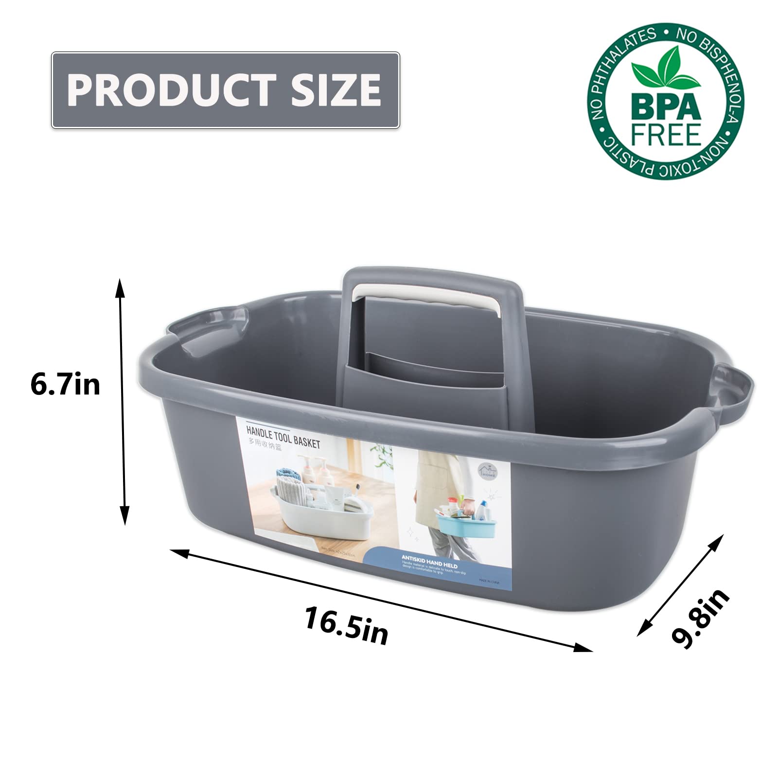 JiatuA caddy colocada en ducha mostrando uso práctico y fácil acceso a productos