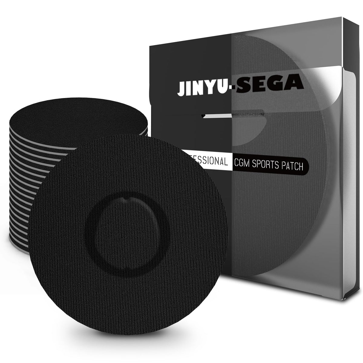 Jinyu-Sega frente del pack mostrando 20 parches y beneficio de durabilidad