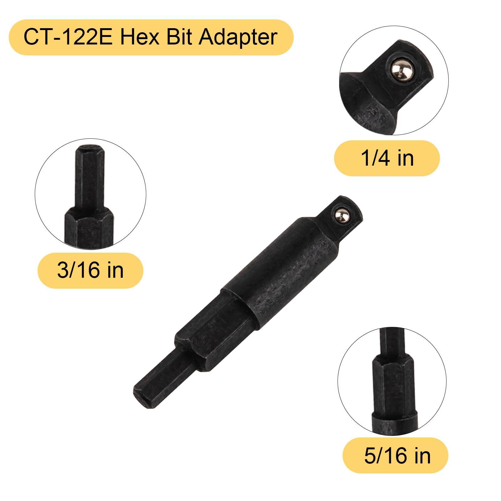 jiouxip llave de servicio dual 1/4" y 5/16" facilitando acceso a puertos