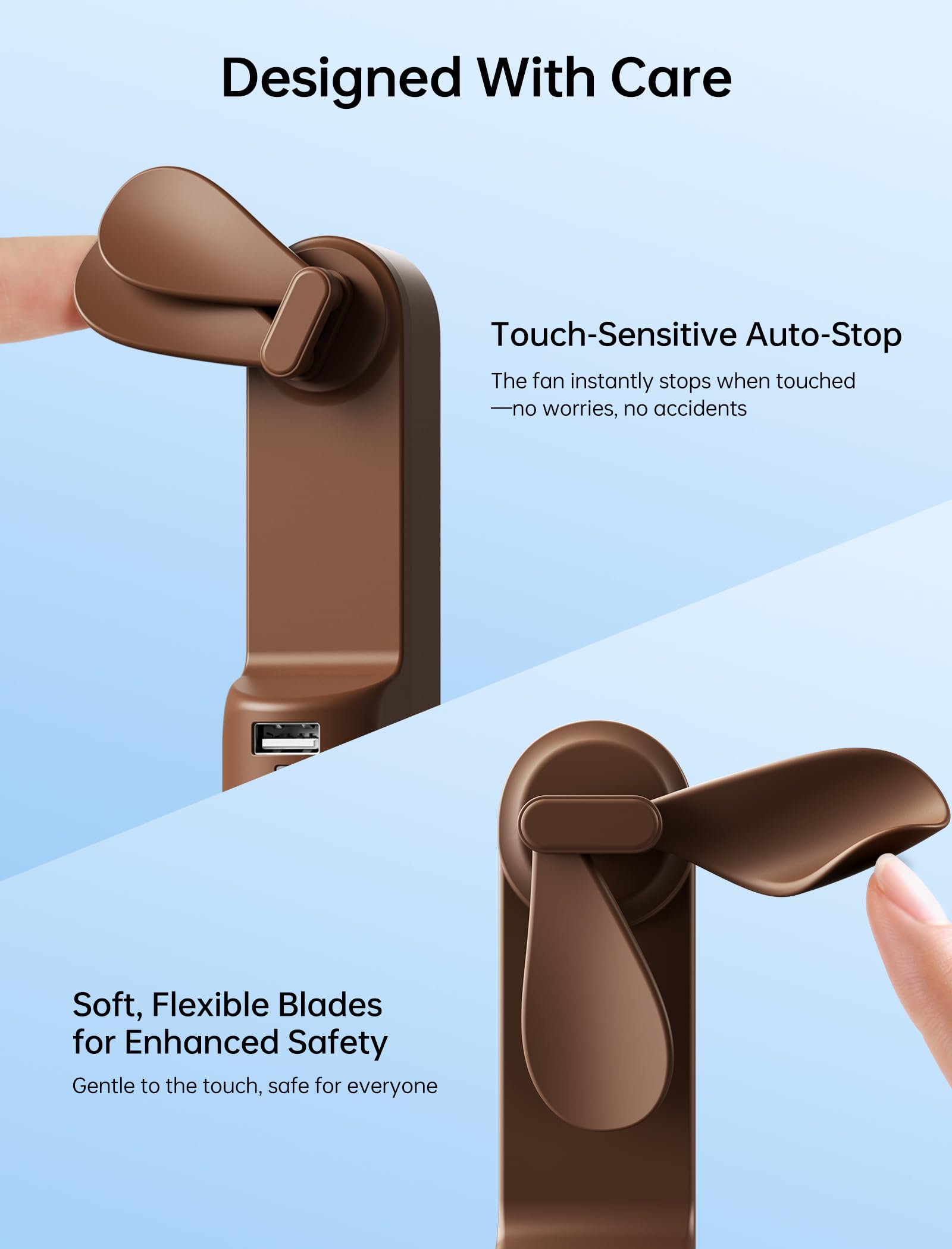 JISULIFE puerto USB y batería interna listos para recargar dispositivos