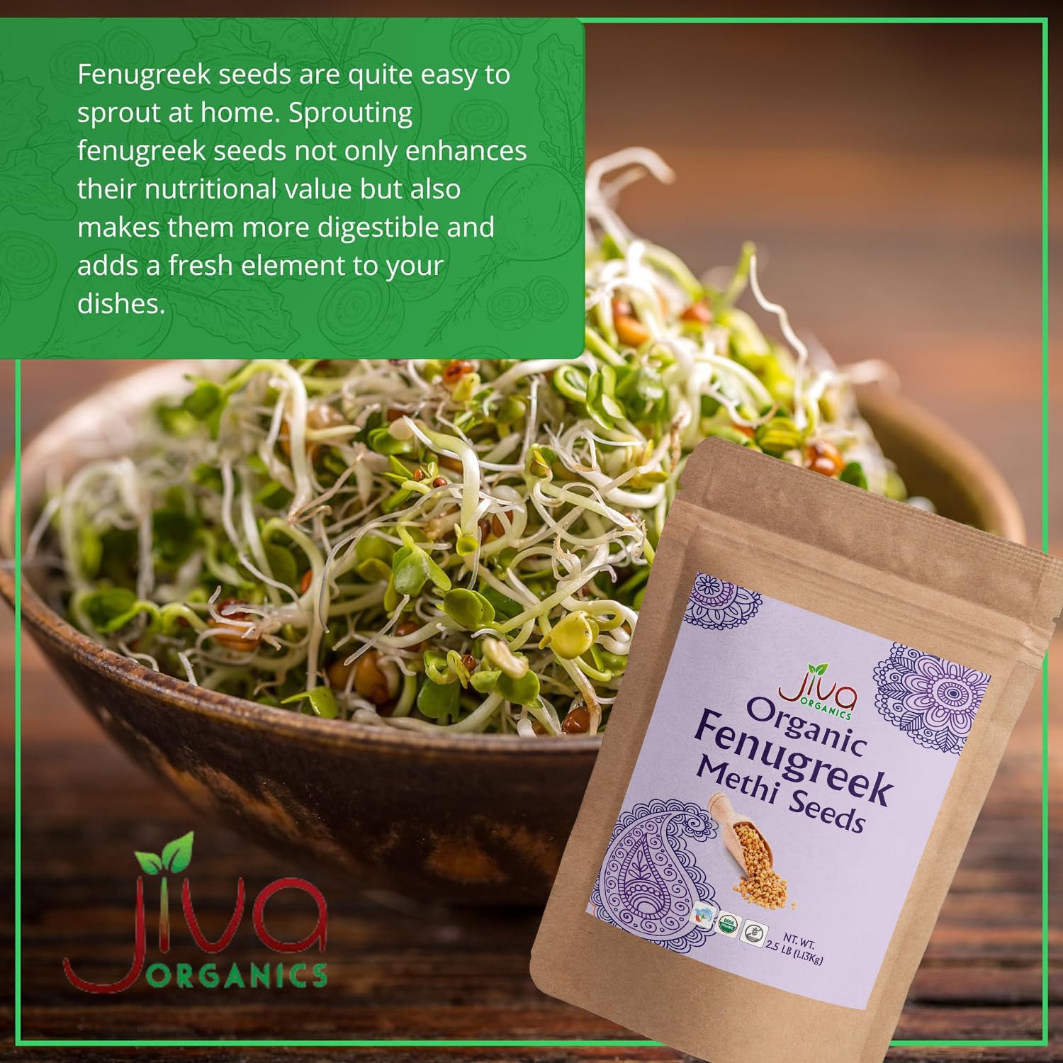 Jiva Organics semillas usadas en un curry casero con color intenso