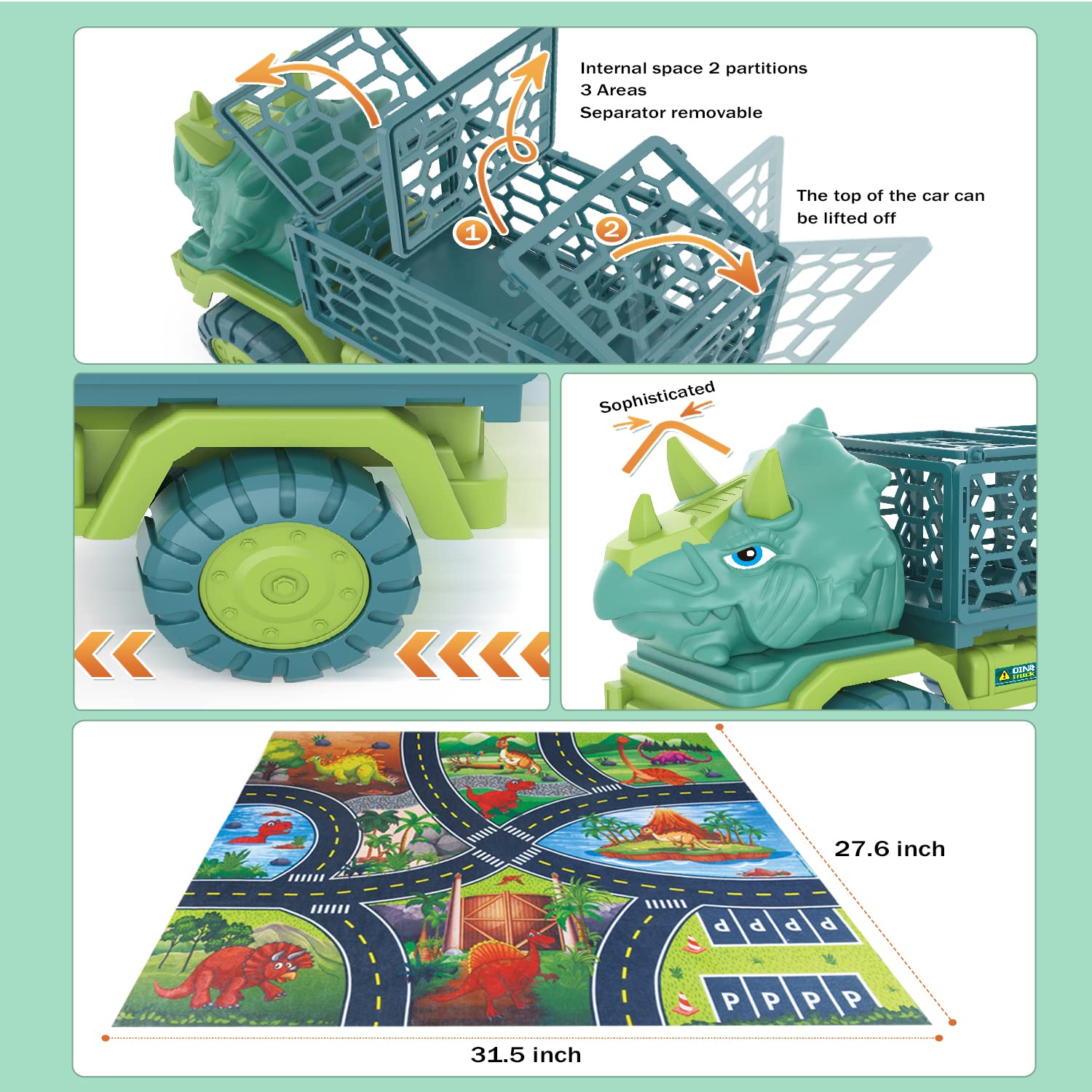 JKGIFTS alfombra de juego extendida para aventuras y juego cooperativo