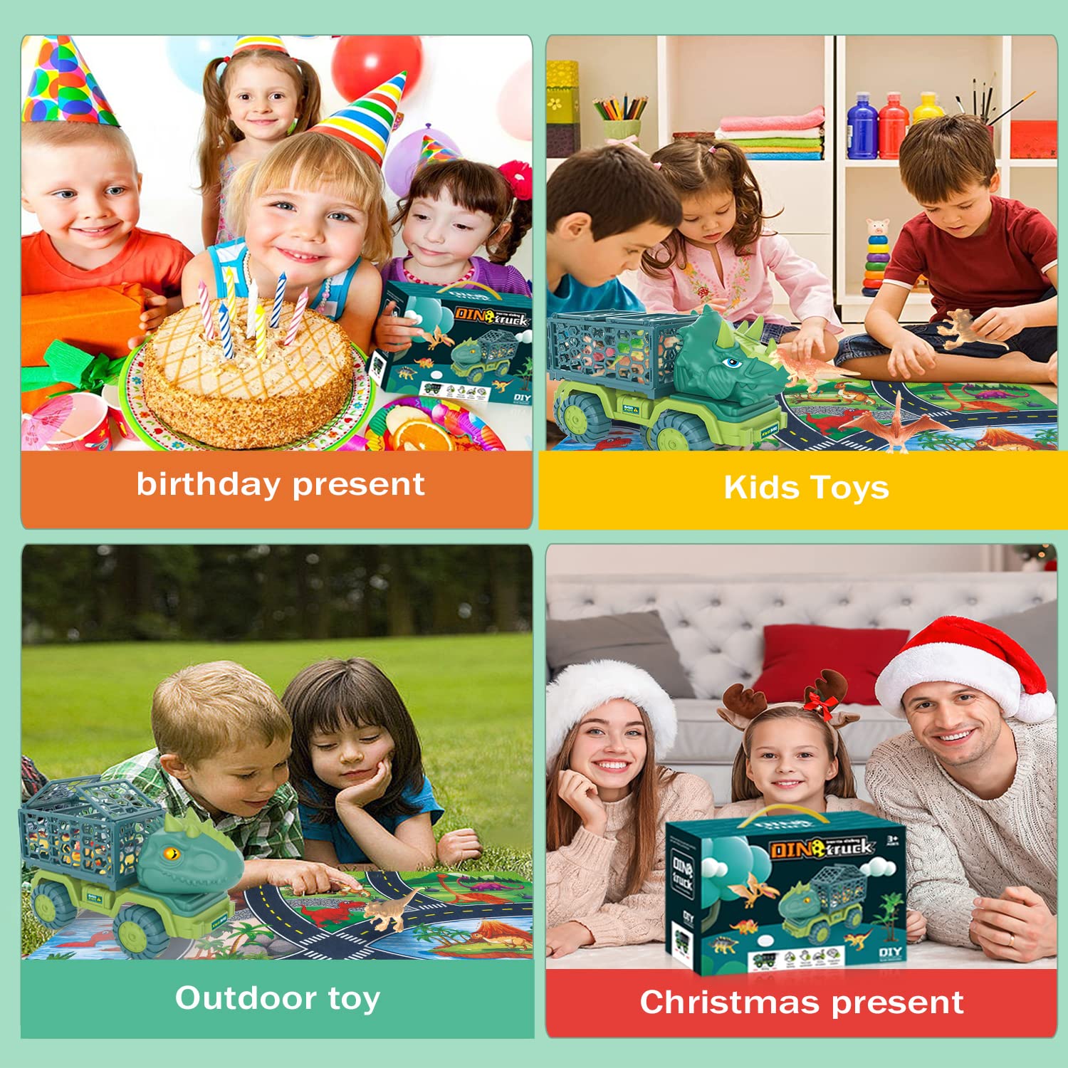 JKGIFTS huevos de dinosaurio y accesorios para explorar y crear historias