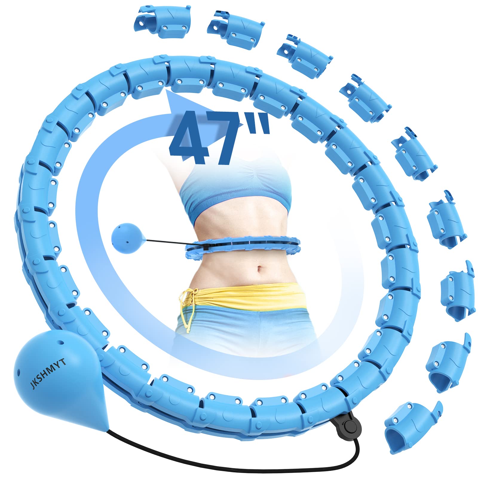 JKSHMYT aro hula frontal con embalaje resistente y diseño modular