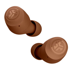 JLab Go Air Pop+ Tones detalle de textura y acabado que mejora agarre y confort