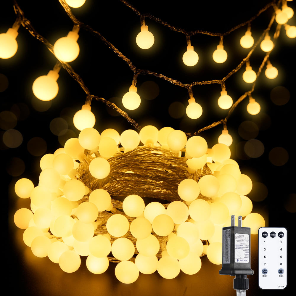 JMEXSUSS frente del empaque mostrando longitud y 100 LED útil para orientación de compra