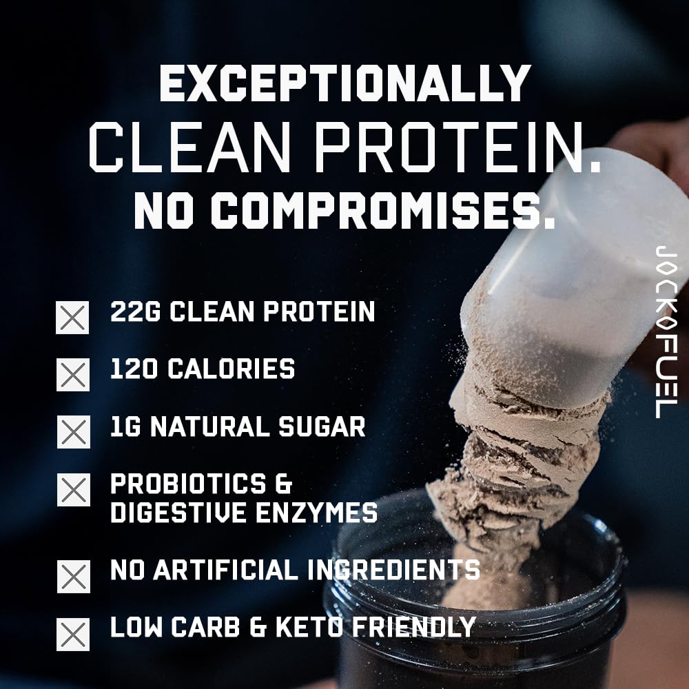 Jocko Fuel batido preparado en vaso, imagen que muestra una mezcla suave y apetecible
