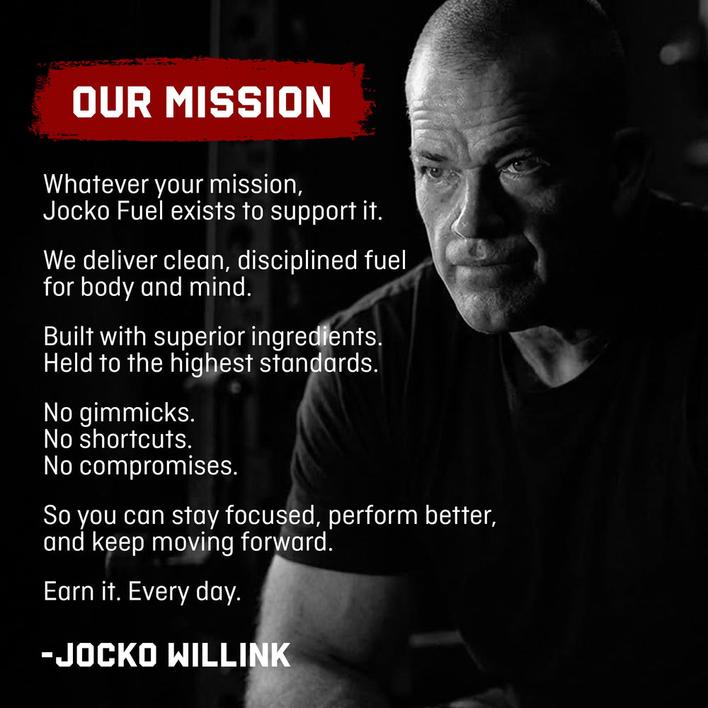Jocko Fuel producto en gimnasio para apoyar rendimiento y resistencia