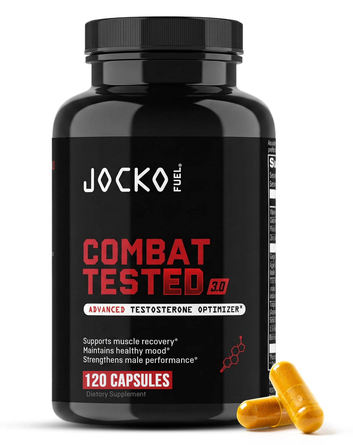 Jocko Fuel frente del envase mostrando presentación y beneficios
