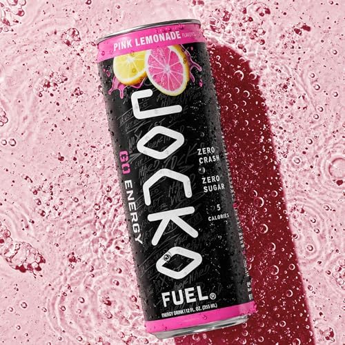 Jocko Fuel GO close-up del líquido rosa resaltando textura refrescante