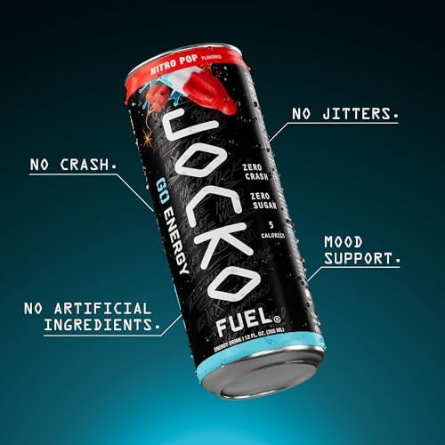 Jocko Fuel Nitro Pop lata abierta con efervescencia lista para beber