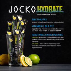 Jocko Fuel sobre en mano lista para disolver, práctico en movimiento
