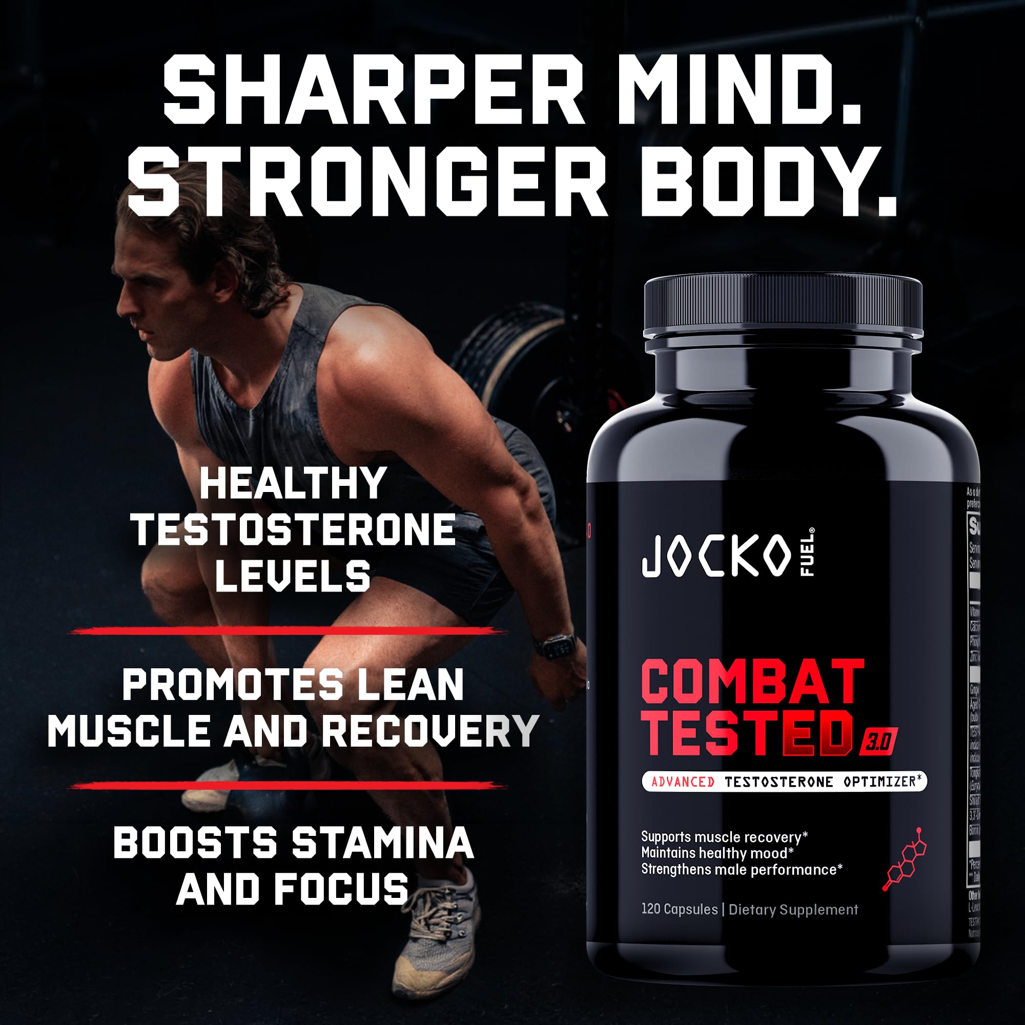 Jocko Fuel primer plano de cápsula para ver textura y calidad