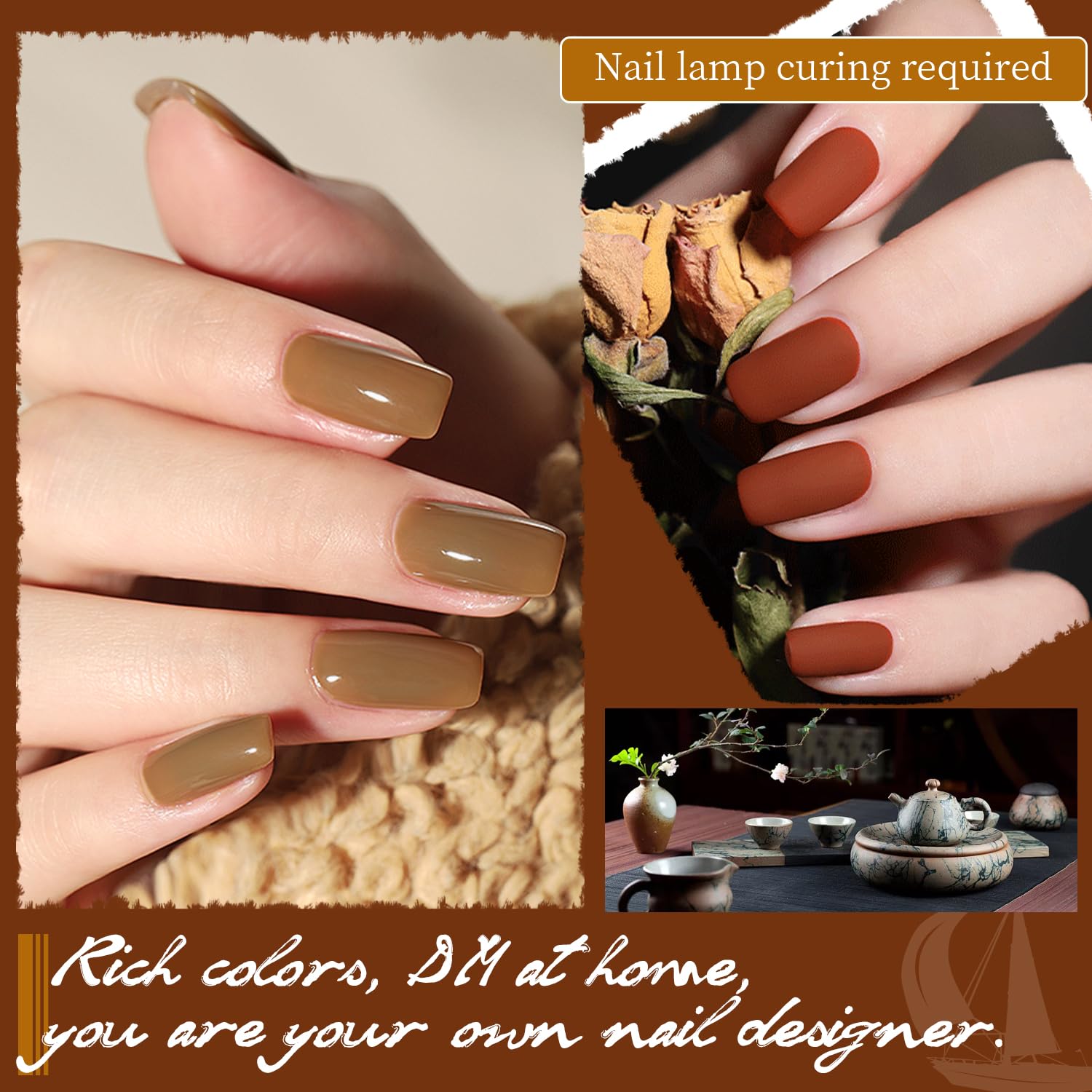 JODSONE top coat mate aplicado para acabado sin brillo y tacto suave