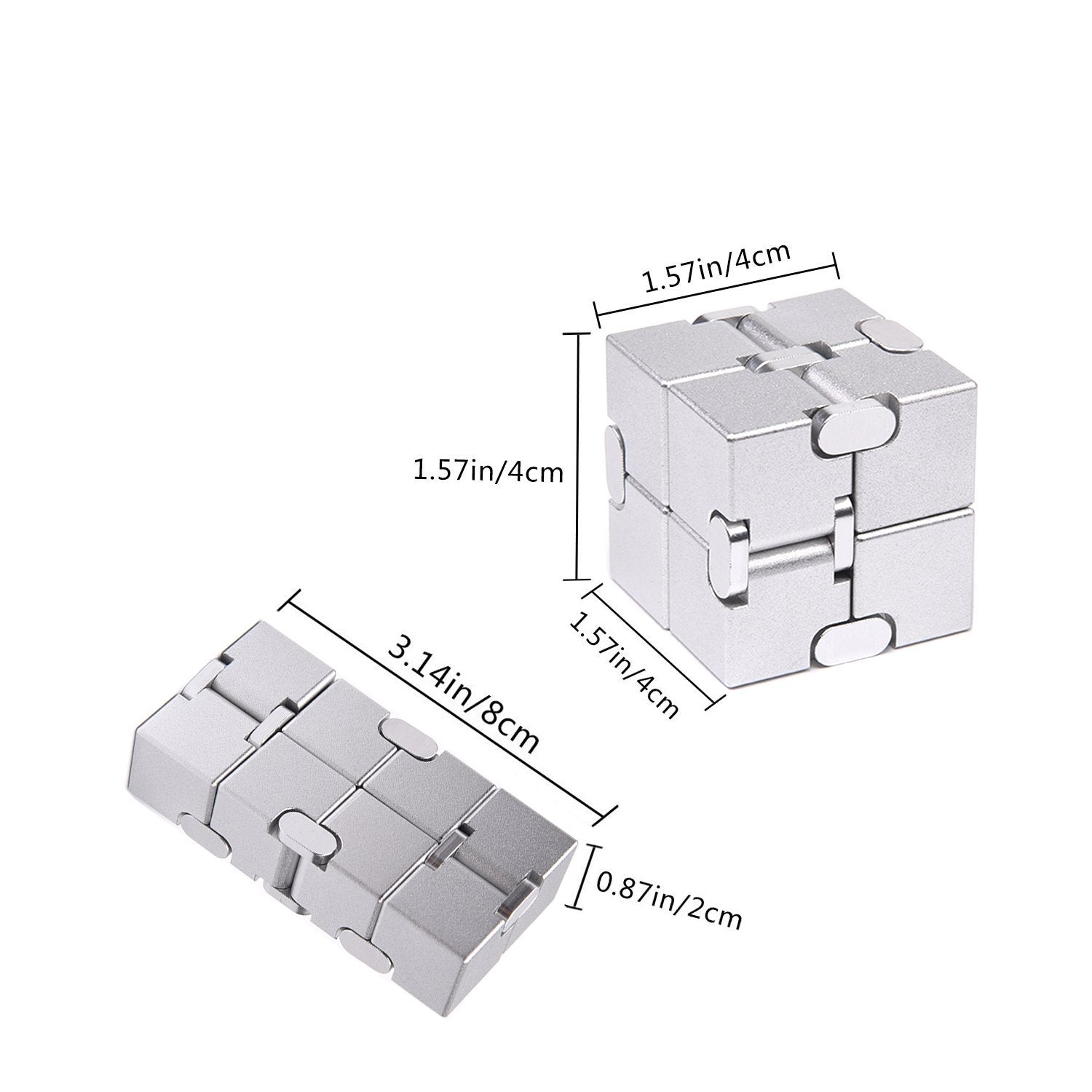 JOEYANK cubo junto a llaves para comparar tamaño y portabilidad