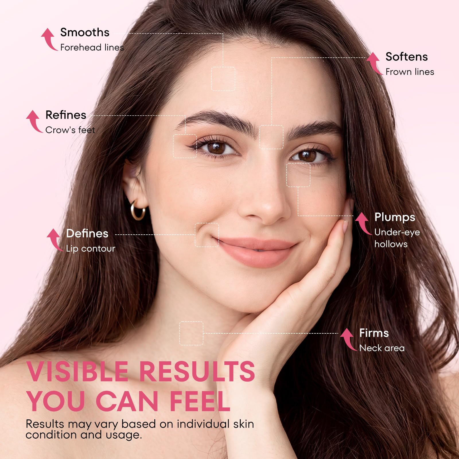 Johohula etiqueta de ingredientes destacando PDRN y Volufiline como beneficios