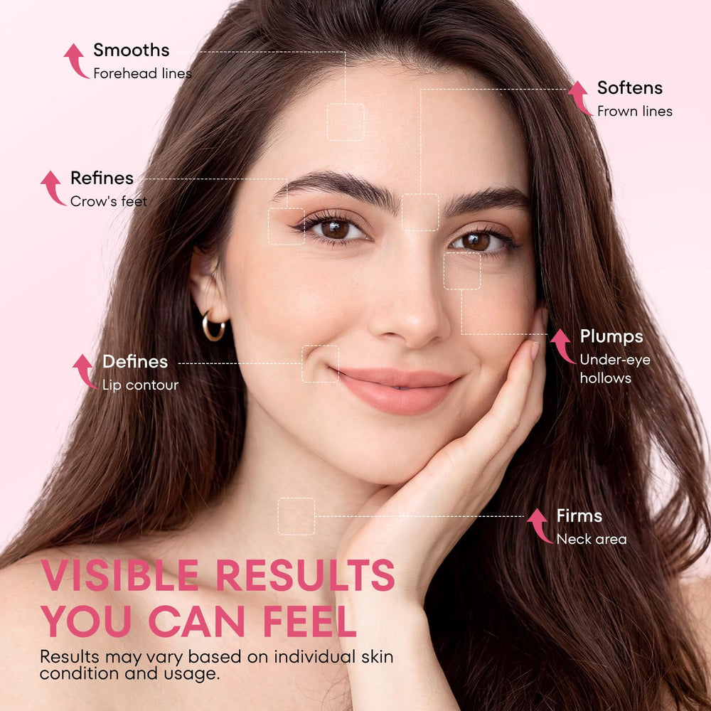 Johohula etiqueta de ingredientes destacando PDRN y Volufiline como beneficios