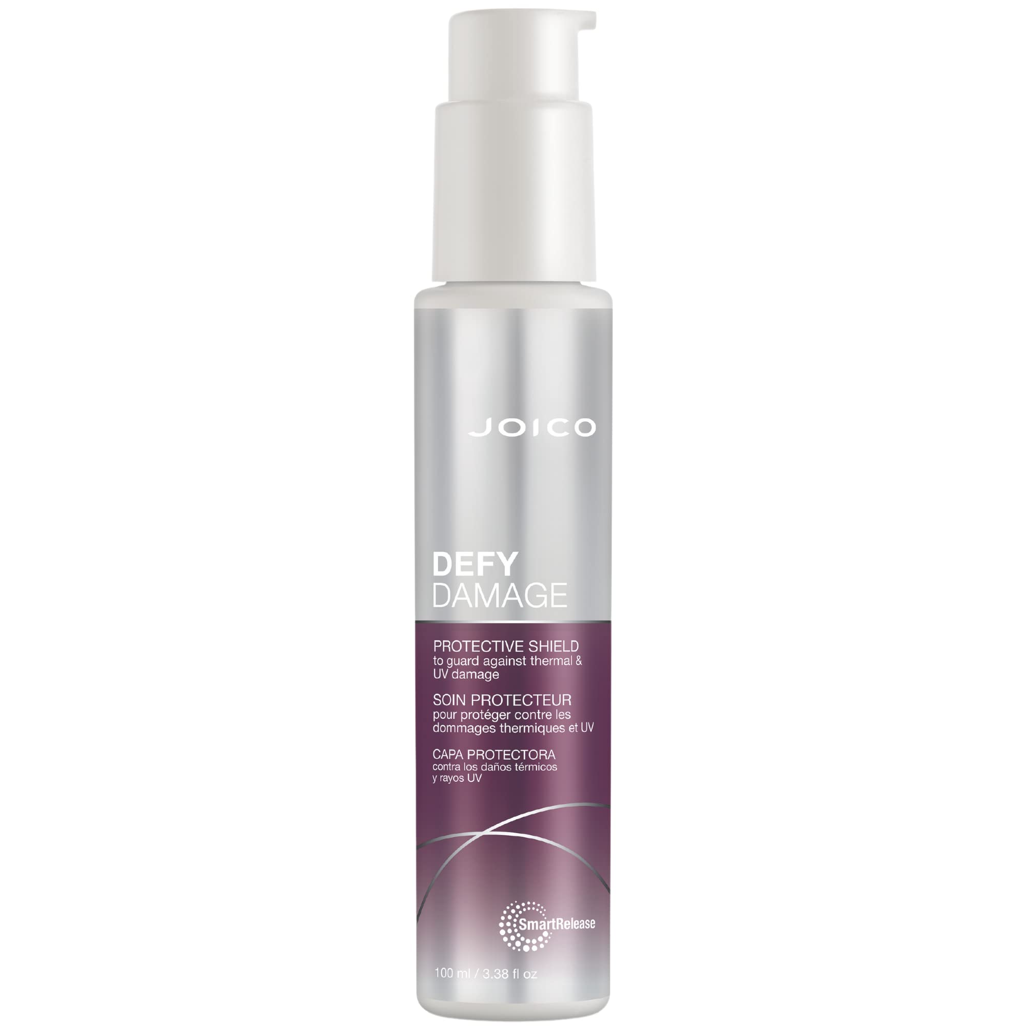 Joico envase frontal mostrando el protector y beneficio de protección diaria