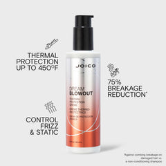 Joico Dream Blowout en uso con secador para secado más rápido