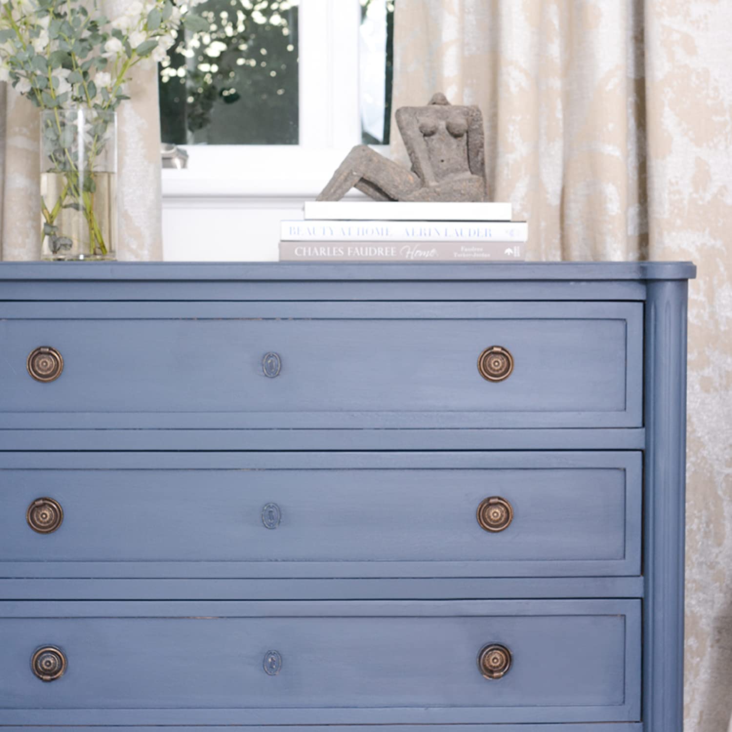 Jolie soft matte finish on cabinet doors showing subtle protection