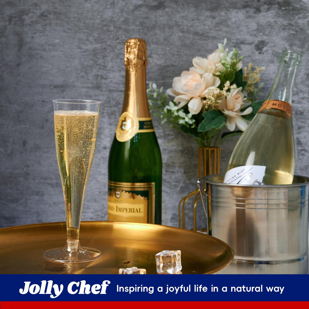 JOLLY CHEF copas apiladas para almacenamiento fácil y transporte eficiente