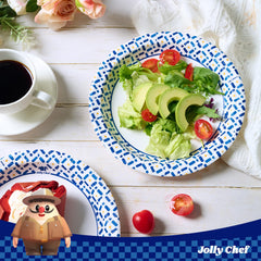 JOLLY CHEF primer plano del borde y textura que evita el doblez