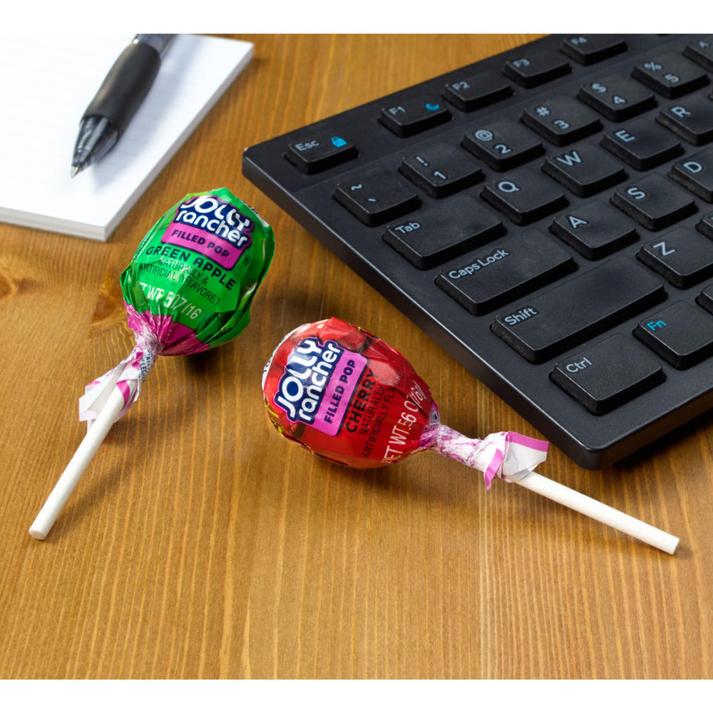 JOLLY RANCHER paleta desempaquetada lista para consumir con sabor duradero