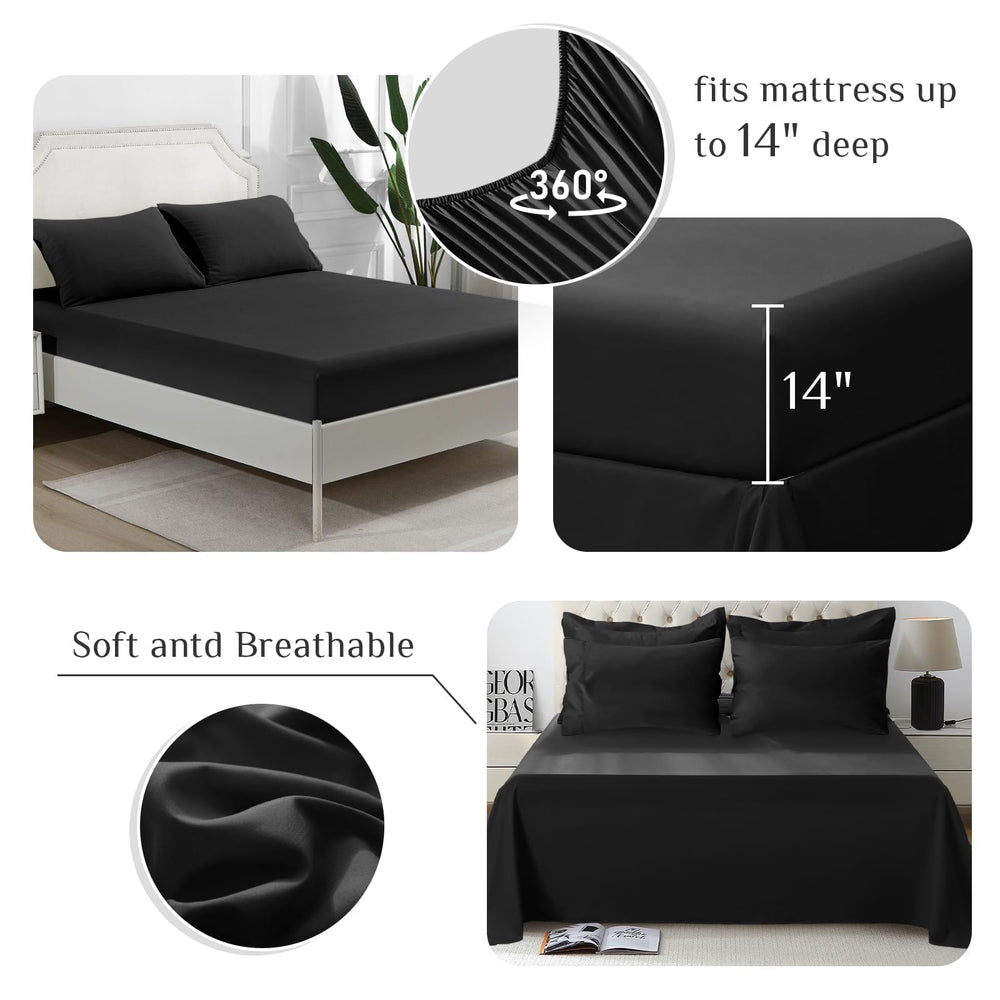 JOLLYVOGUE edredón colocado en cama, aspecto elegante y acogedor