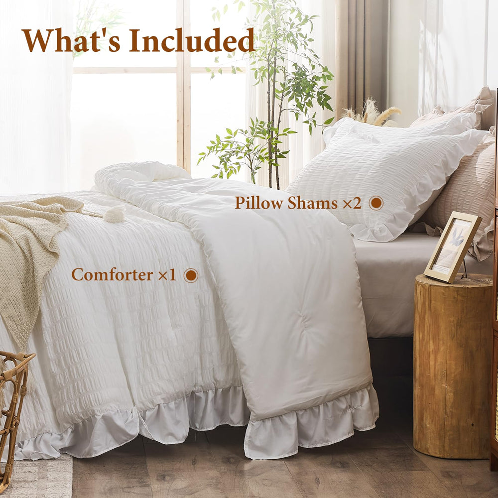 JOLLYVOGUE cama ambientada estilo shabby chic y aspecto acogedor