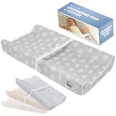 Jool Baby cambiador frente empaquetado mostrando beneficio comodidad