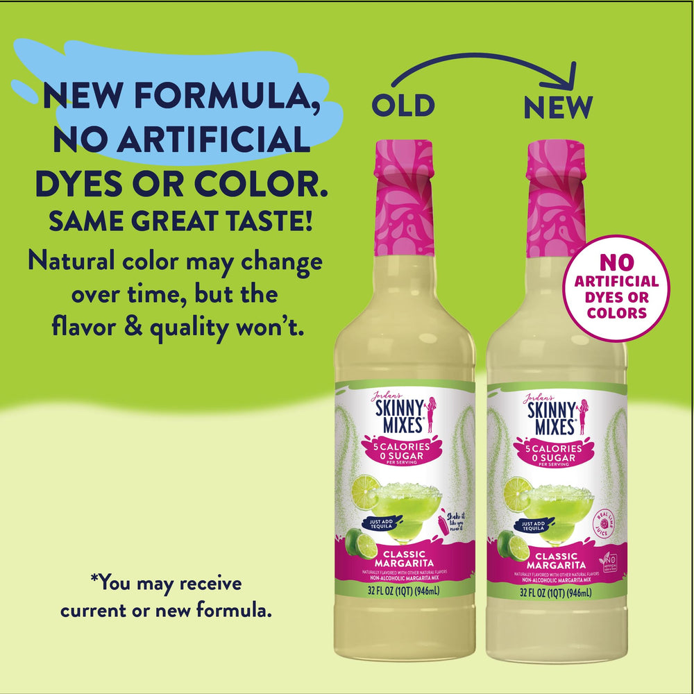 Jordan's Skinny Mixes etiqueta mostrando ingredientes y beneficios dietéticos claros