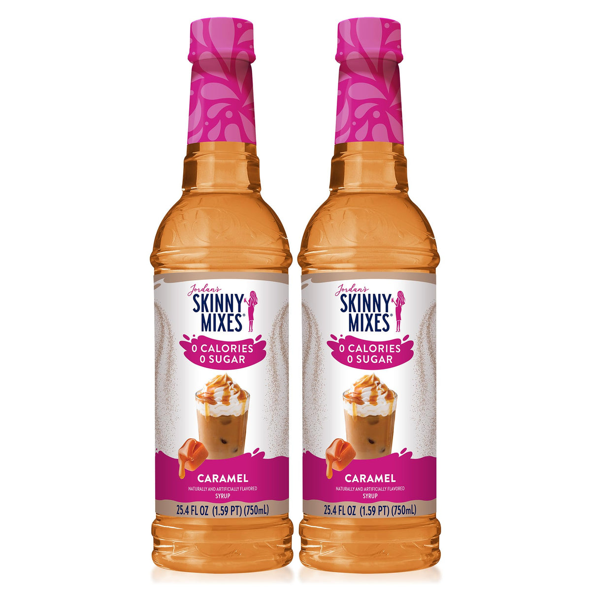 Jordan's Skinny Mixes frente pack 2 botellas muestra formato y ahorro
