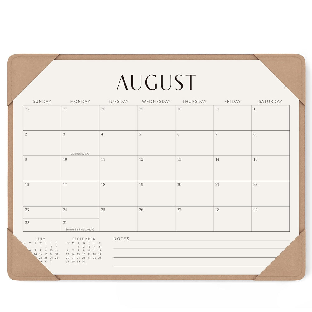Jotsome calendario frontal 14x10.5 mostrando meses y diseño claro