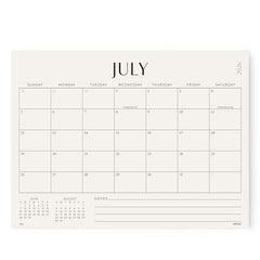 Jotsome calendario magnético frontal mostrando meses y diseño claro para planificación